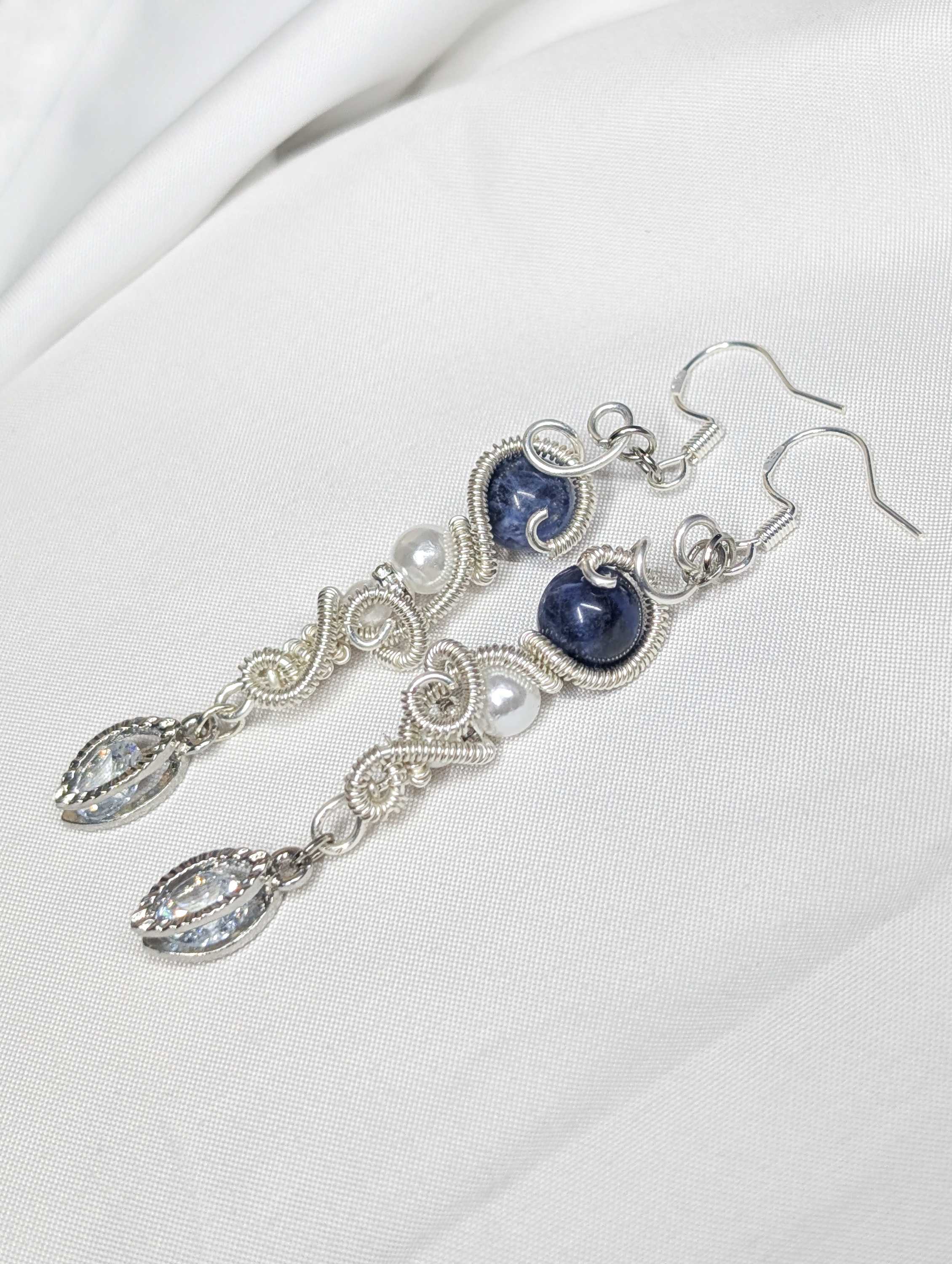 Boucles d'oreilles tressées