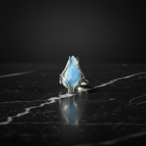 Bague Larimar – Photo Produit Luxe