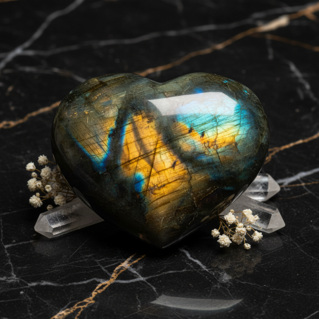 Cœur labradorite fidèle photo