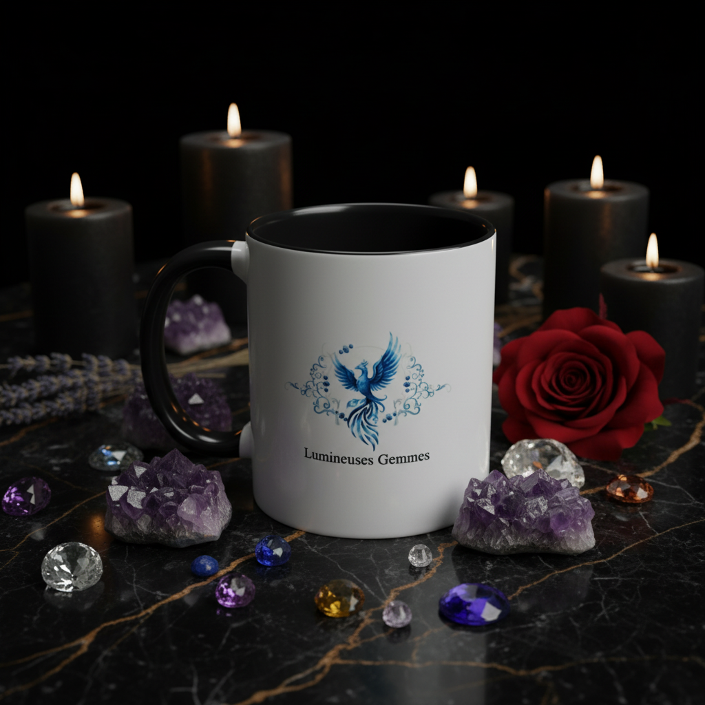 Mug Lumineuses Gemmes mise en scène luxe