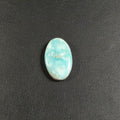 Cabochon Ovale Aragonite Bleue Naturelle – Montage Inclus