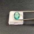 Gemme Facettée Fluorite Verte Ovale 8.21 ct – Montage Inclus