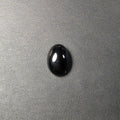 Cabochon Ovale Spinelle Noir Naturel – Montage Inclus