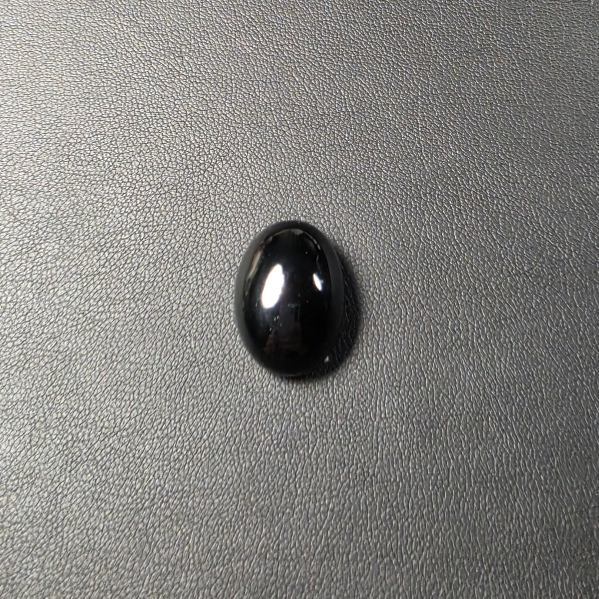 Cabochon Ovale Spinelle Noir Naturel – Montage Inclus