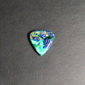Cabochon Goutte Azurite Malachite Naturelle – Montage Inclus