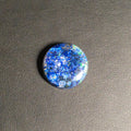 Cabochon Rond Azurite Malachite Naturelle – Montage Inclus