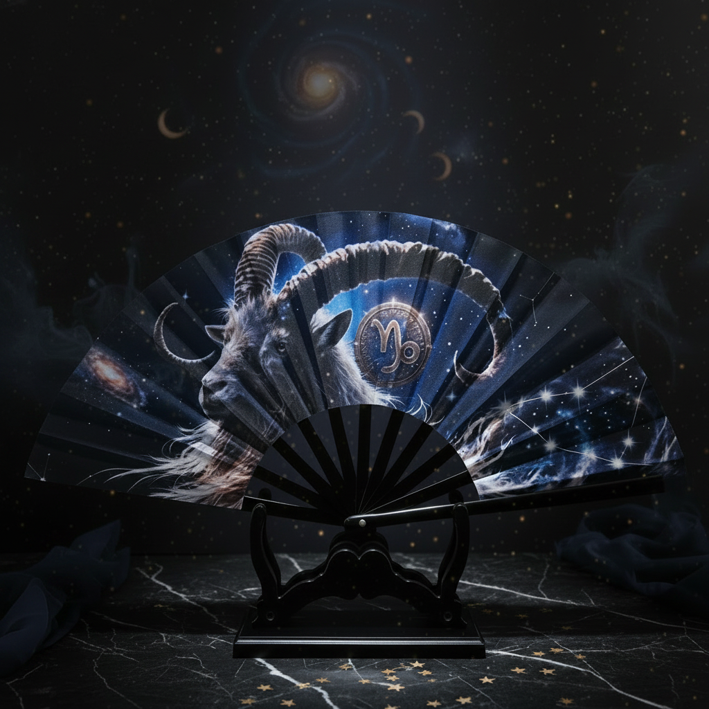 Éventail Capricorne — format carré